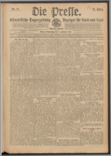 Die Presse 1913, Jg. 31, Nr. 31 Zweites Blatt, Drittes Blatt
