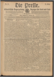 Die Presse 1913, Jg. 31, Nr. 35 Zweites Blatt, Drittes Blatt