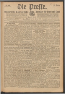 Die Presse 1913, Jg. 31, Nr. 48 Zweites Blatt, Drittes Blatt