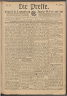 Die Presse 1913, Jg. 31, Nr. 49 Zweites Blatt, Drittes Blatt