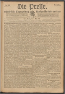 Die Presse 1913, Jg. 31, Nr. 53 Zweites Blatt, Drittes Blatt, Viertes Blatt