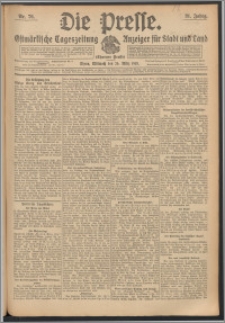 Die Presse 1913, Jg. 31, Nr. 70 Zweites Blatt, Drittes Blatt