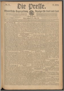 Die Presse 1913, Jg. 31, Nr. 72 Zweites Blatt, Drittes Blatt
