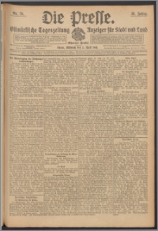 Die Presse 1913, Jg. 31, Nr. 76 Zweites Blatt, Drittes Blatt