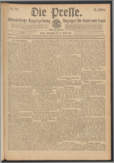 Die Presse 1913, Jg. 31, Nr. 83 Zweites Blatt, Drittes Blatt