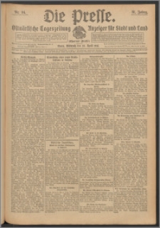 Die Presse 1913, Jg. 31, Nr. 94 Zweites Blatt, Drittes Blatt