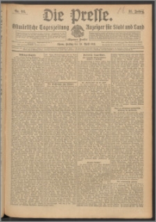 Die Presse 1913, Jg. 31, Nr. 96 Zweites Blatt, Drittes Blatt