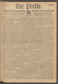 Die Presse 1913, Jg. 31, Nr. 97 Zweites Blatt, Drittes Blatt