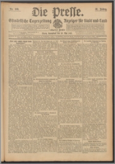 Die Presse 1913, Jg. 31, Nr. 108 Zweites Blatt, Drittes Blatt, Viertes Blatt