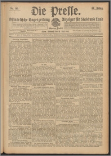 Die Presse 1913, Jg. 31, Nr. 110 Zweites Blatt, Drittes Blatt, Viertes Blatt