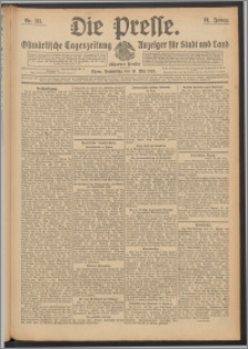 Die Presse 1913, Jg. 31, Nr. 111 Zweites Blatt, Drittes Blatt, Viertes Blatt