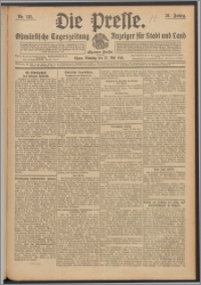 Die Presse 1913, Jg. 31, Nr. 121 Zweites Blatt, Drittes Blatt