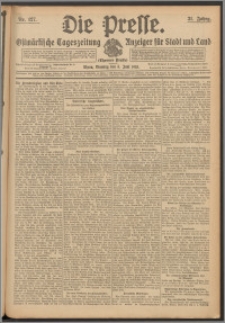 Die Presse 1913, Jg. 31, Nr. 127 Zweites Blatt, Drittes Blatt