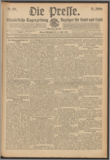 Die Presse 1913, Jg. 31, Nr. 134 Zweites Blatt, Drittes Blatt