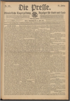 Die Presse 1913, Jg. 31, Nr. 135 Zweites Blatt, Drittes Blatt