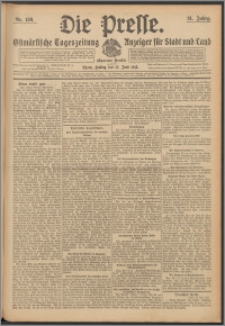 Die Presse 1913, Jg. 31, Nr. 136 Zweites Blatt, Drittes Blatt