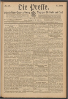Die Presse 1913, Jg. 31, Nr. 145 Zweites Blatt, Drittes Blatt