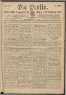 Die Presse 1913, Jg. 31, Nr. 155 Zweites Blatt, Drittes Blatt