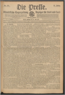 Die Presse 1913, Jg. 31, Nr. 172 Zweites Blatt, Drittes Blatt