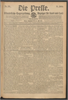 Die Presse 1913, Jg. 31, Nr. 173 Zweites Blatt, Drittes Blatt