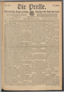 Die Presse 1913, Jg. 31, Nr. 175 Zweites Blatt, Drittes Blatt