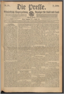 Die Presse 1913, Jg. 31, Nr. 179 Zweites Blatt, Drittes Blatt