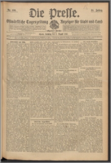 Die Presse 1913, Jg. 31, Nr. 180 Zweites Blatt, Drittes Blatt, Viertes Blatt, Fünftes Blatt