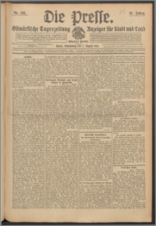 Die Presse 1913, Jg. 31, Nr. 183 Zweites Blatt, Drittes Blatt