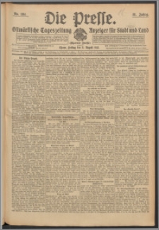 Die Presse 1913, Jg. 31, Nr. 184 Zweites Blatt, Drittes Blatt