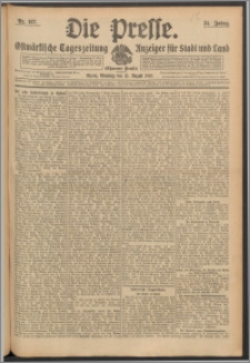 Die Presse 1913, Jg. 31, Nr. 187 Zweites Blatt, Drittes Blatt
