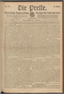 Die Presse 1913, Jg. 31, Nr. 197 Zweites Blatt, Drittes Blatt