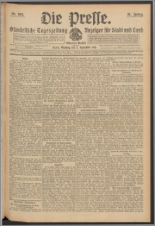 Die Presse 1913, Jg. 31, Nr. 205 Zweites Blatt, Drittes Blatt