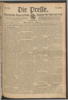 Die Presse 1913, Jg. 31, Nr. 234 Zweites Blatt, Drittes Blatt, Viertes Blatt, Fünftes Blatt