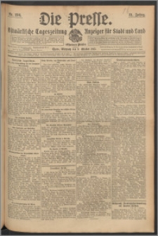 Die Presse 1913, Jg. 31, Nr. 236 Zweites Blatt, Drittes Blatt, Viertes Blatt