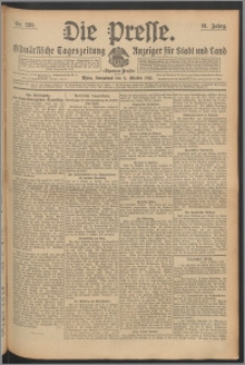 Die Presse 1913, Jg. 31, Nr. 239 Zweites Blatt, Drittes Blatt