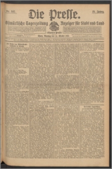 Die Presse 1913, Jg. 31, Nr. 247 Zweites Blatt, Drittes Blatt