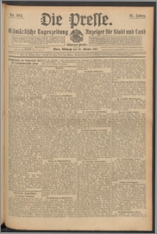 Die Presse 1913, Jg. 31, Nr. 254 Zweites Blatt, Drittes Blatt