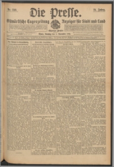 Die Presse 1913, Jg. 31, Nr. 258 Zweites Blatt, Drittes Blatt, Viertes Blatt, Fünftes Blatt