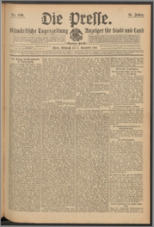 Die Presse 1913, Jg. 31, Nr. 260 Zweites Blatt, Drittes Blatt, Viertes Blatt