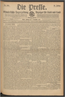 Die Presse 1913, Jg. 31, Nr. 262 Zweites Blatt, Drittes Blatt