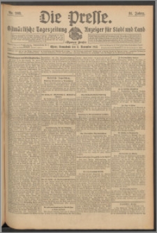 Die Presse 1913, Jg. 31, Nr. 263 Zweites Blatt, Drittes Blatt