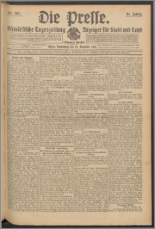 Die Presse 1913, Jg. 31, Nr. 267 Zweites Blatt, Drittes Blatt
