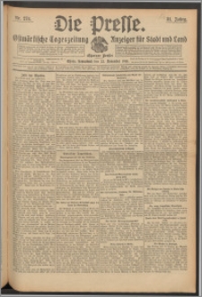 Die Presse 1913, Jg. 31, Nr. 274 Zweites Blatt, Drittes Blatt