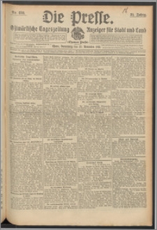 Die Presse 1913, Jg. 31, Nr. 278 Zweites Blatt, Drittes Blatt