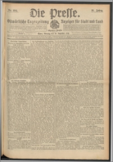Die Presse 1913, Jg. 31, Nr. 294 Zweites Blatt, Drittes Blatt, Viertes Blatt