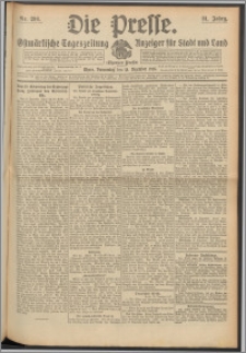 Die Presse 1913, Jg. 31, Nr. 296 Zweites Blatt, Drittes Blatt