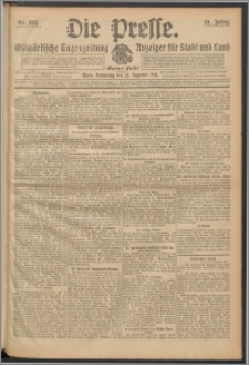 Die Presse 1913, Jg. 31, Nr. 302 Zweites Blatt, Drittes Blatt, Viertes Blatt