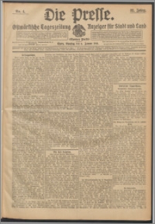 Die Presse 1914, Jg. 32, Nr. 4 Zweites Blatt, Drittes Blatt