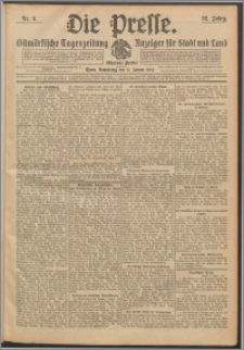 Die Presse 1914, Jg. 32, Nr. 6 Zweites Blatt, Drittes Blatt