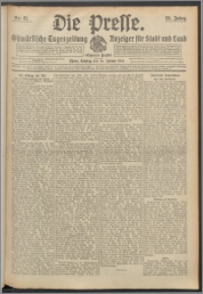 Die Presse 1914, Jg. 32, Nr. 21 Zweites Blatt, Drittes Blatt, Viertes Blatt